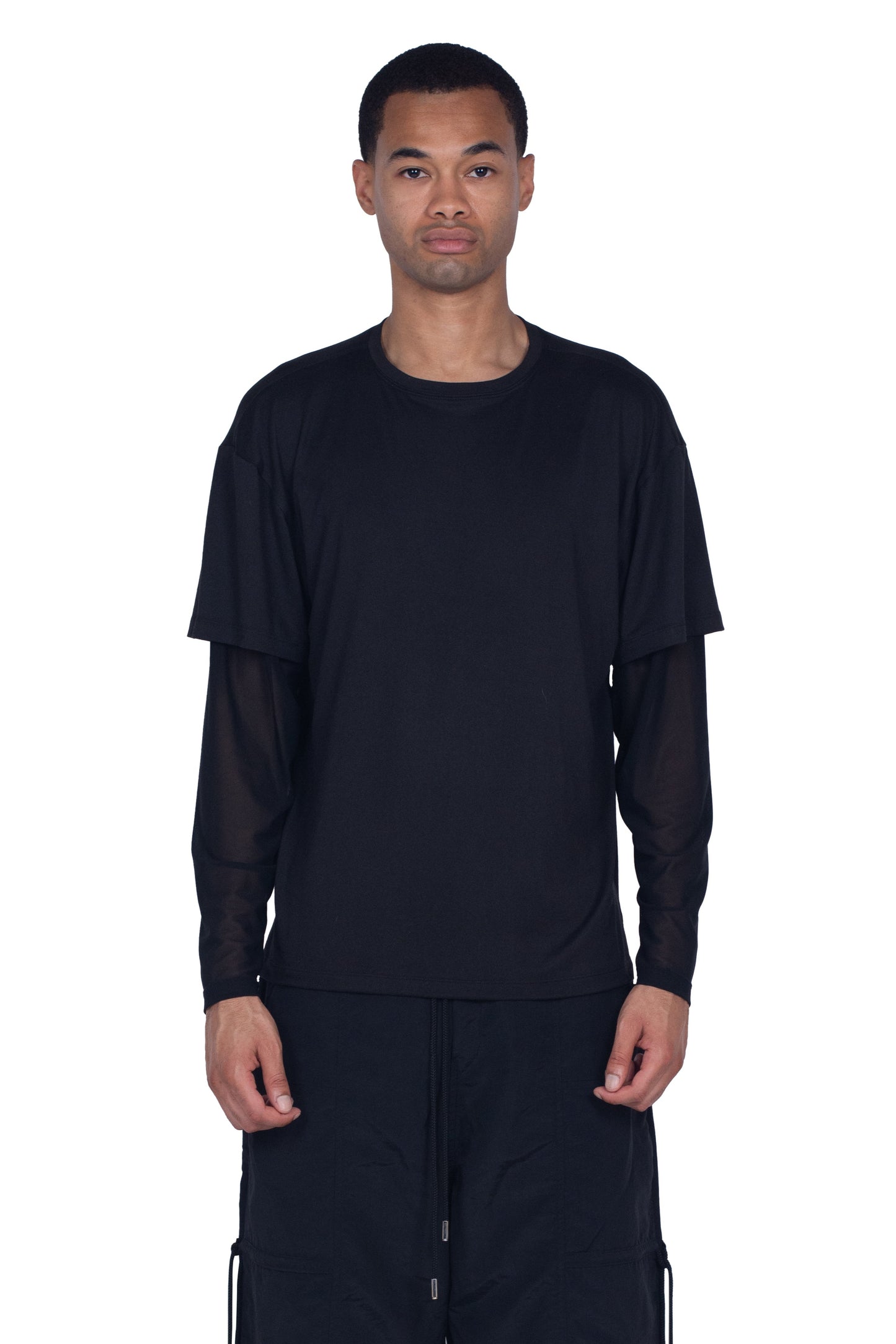 Double Layered Sheer Shirt