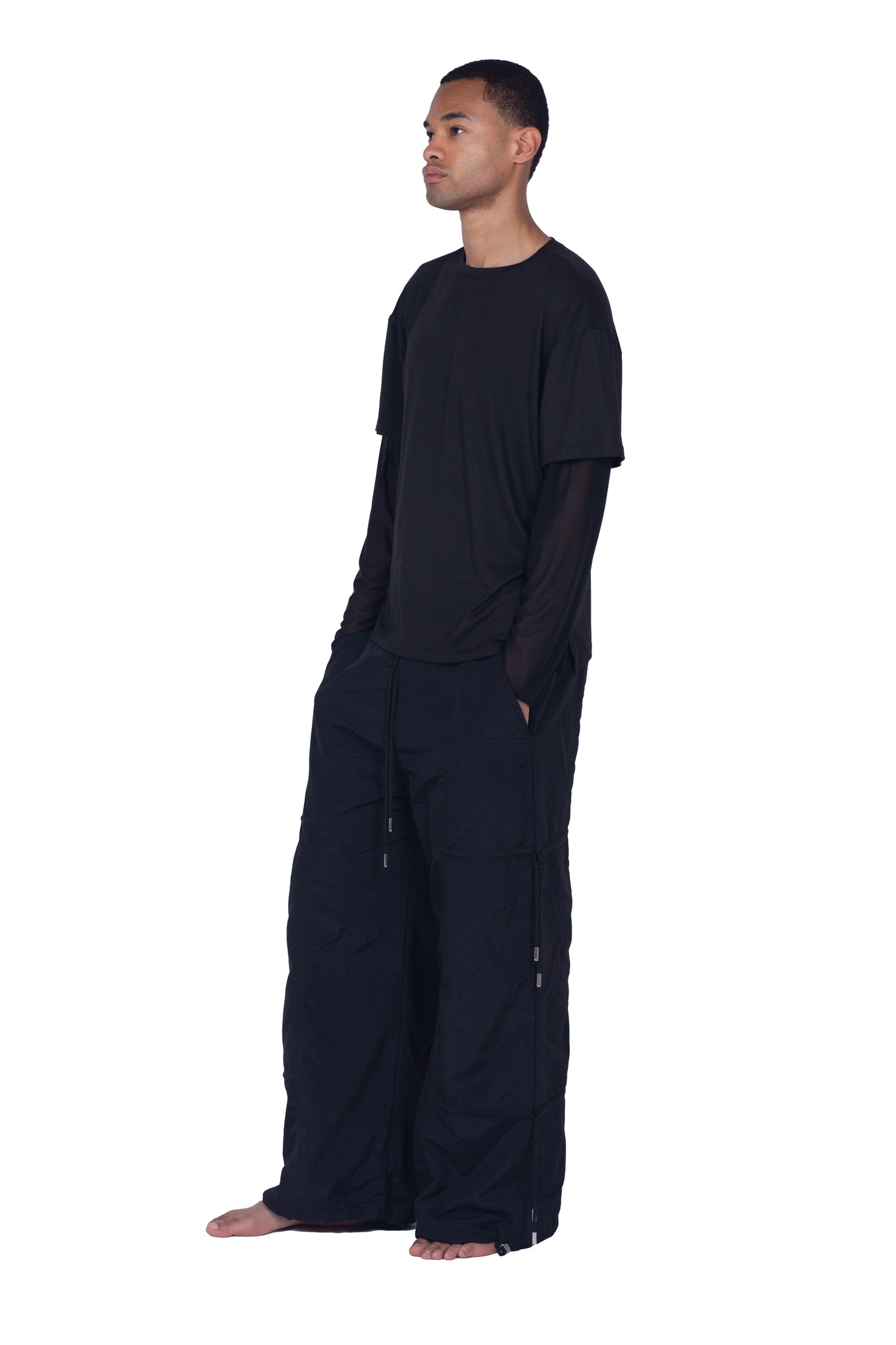 Double Layered Sheer Shirt