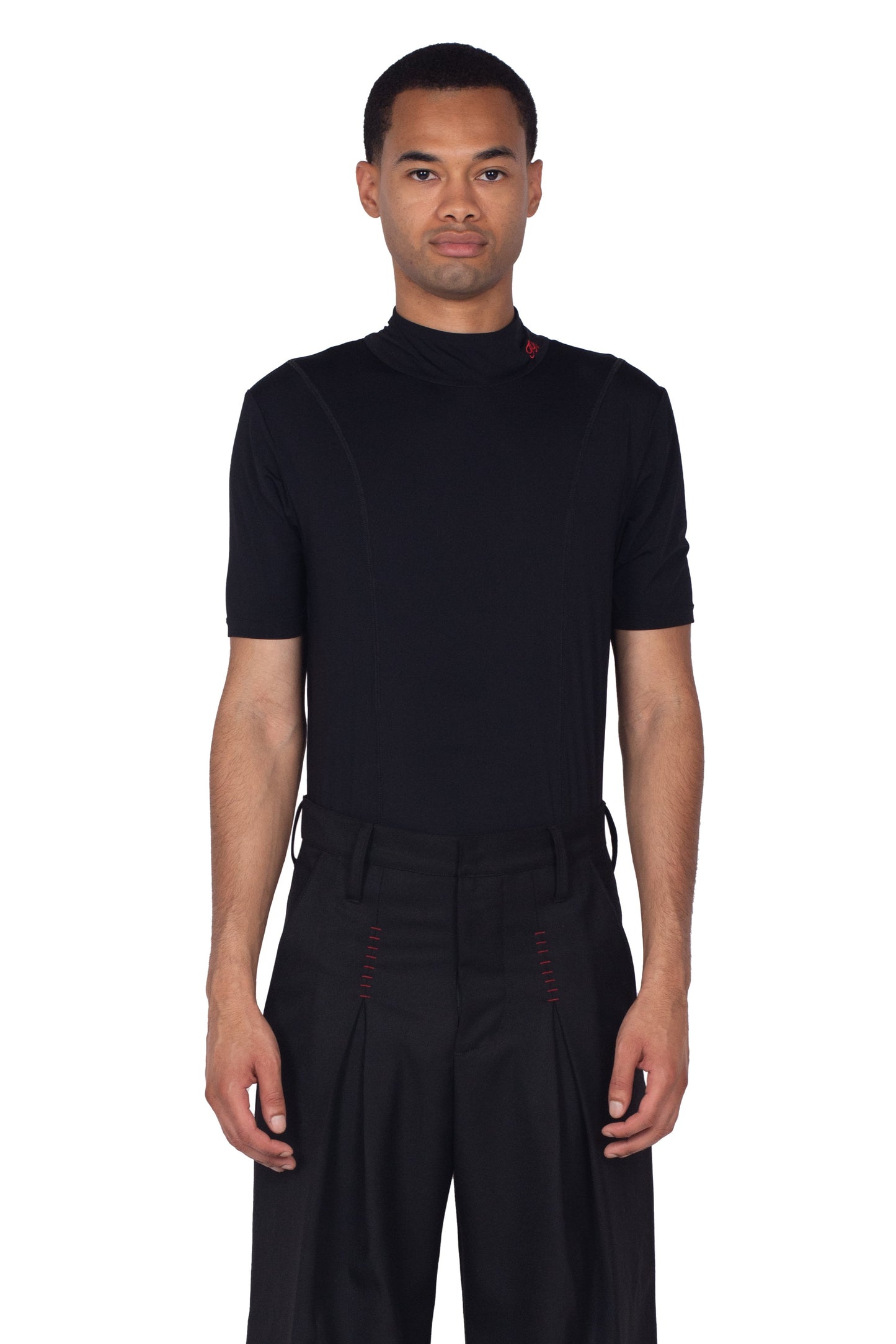 Athletic Mock Neck Top