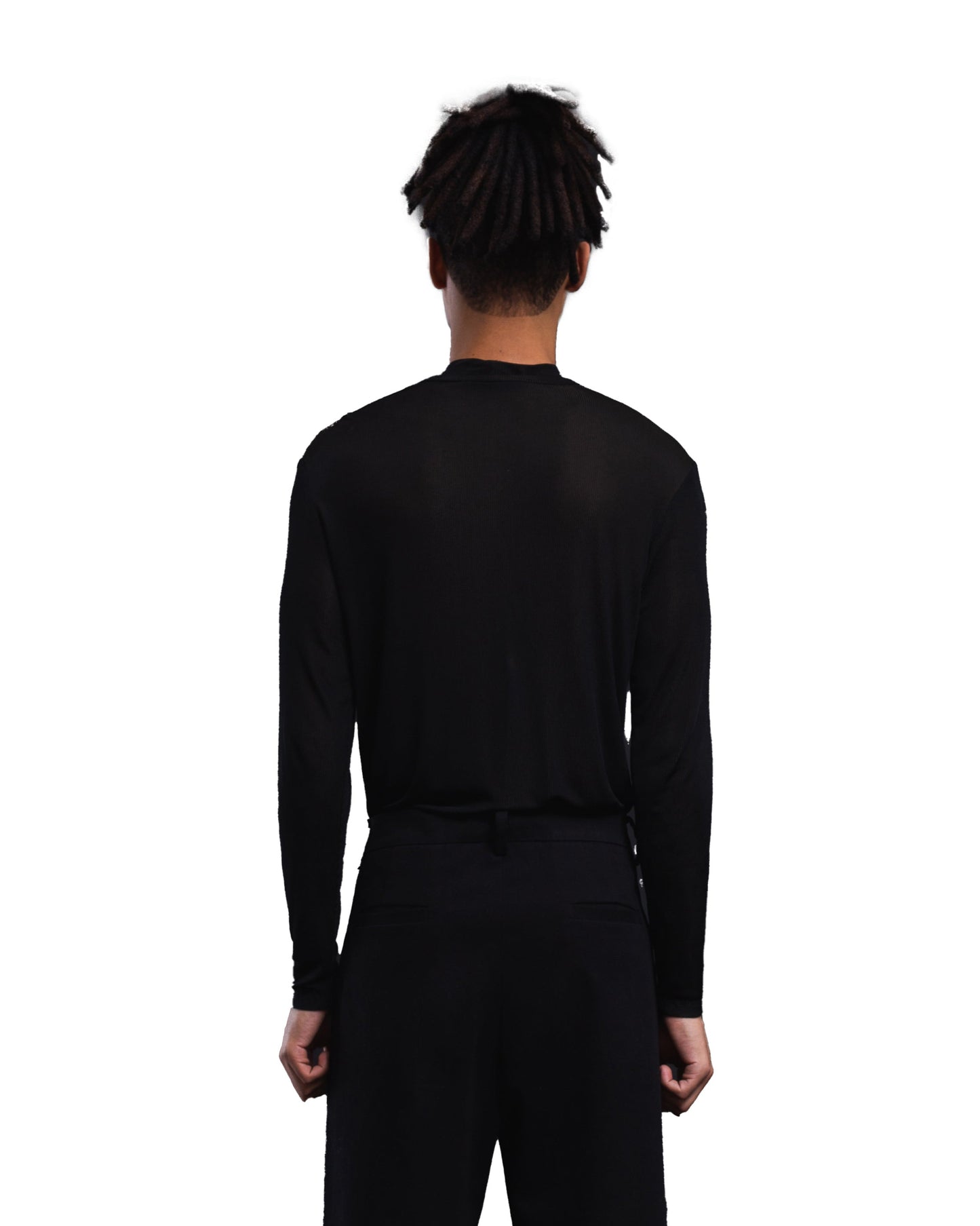 Stretch Sheer Long Sleeve