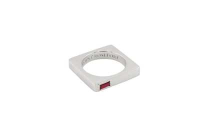 Ruby Square Ring