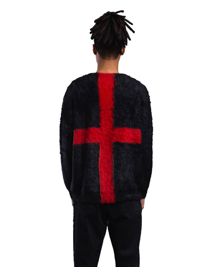 Mohair Cross Sweater