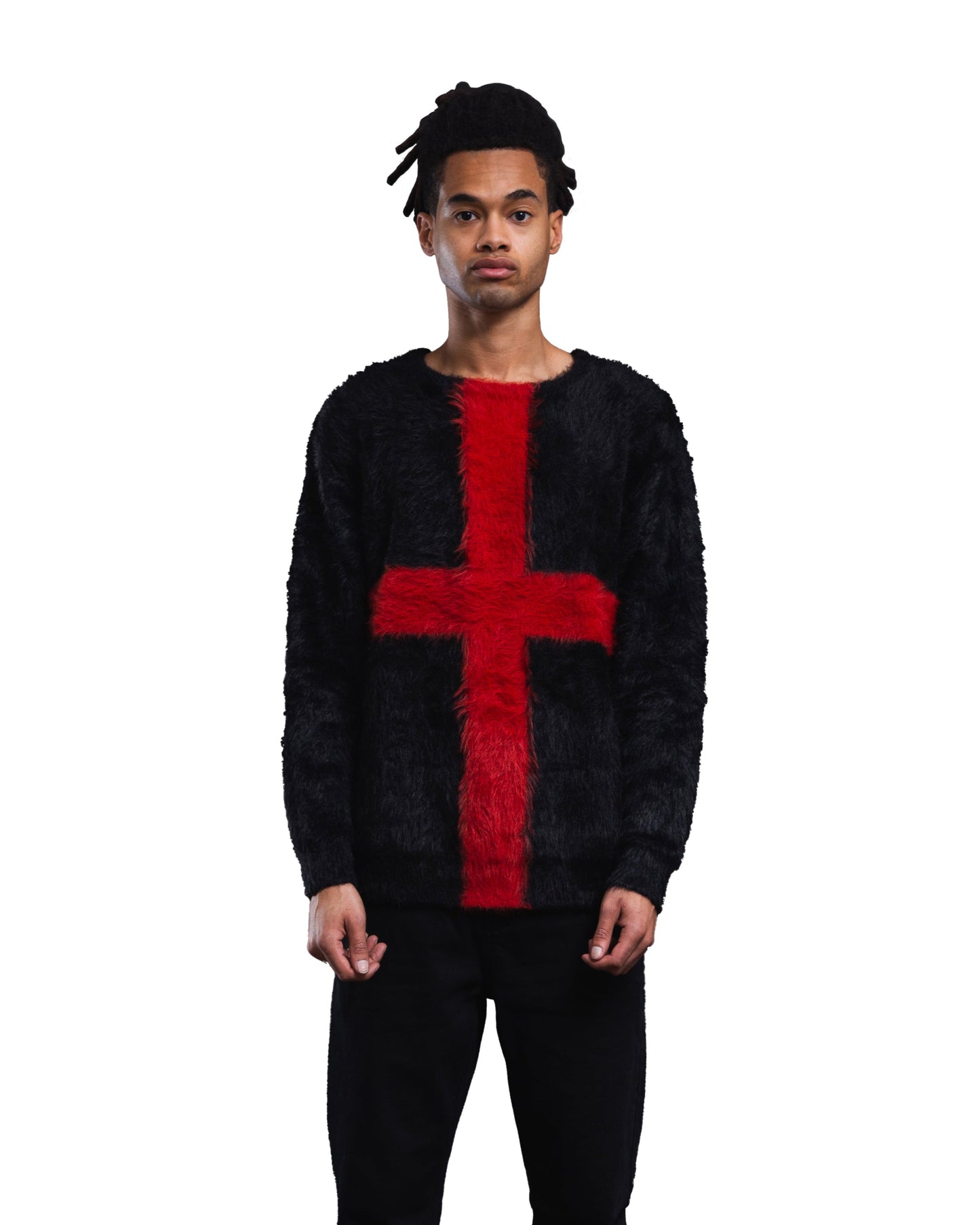 Mohair Cross Sweater