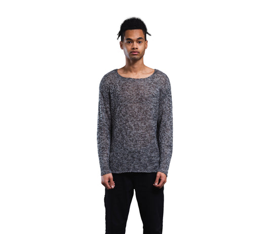 Melange Knit Long Sleeve