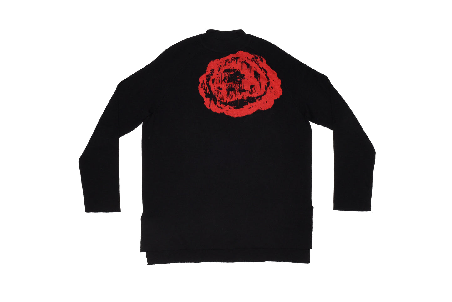 Rose Jacquard Knit Sweater